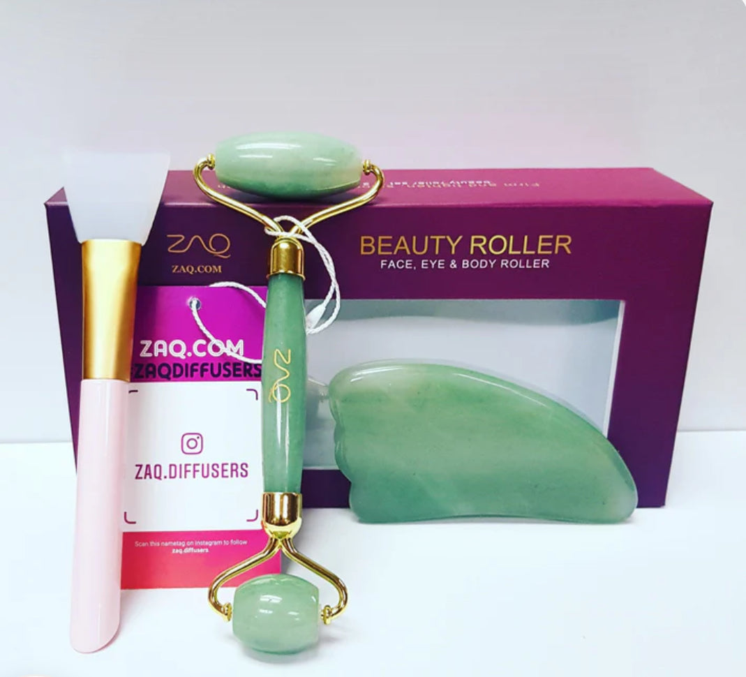Jade Roller Gua Sha Set