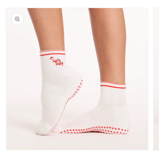 Santa Baby Grip Socks