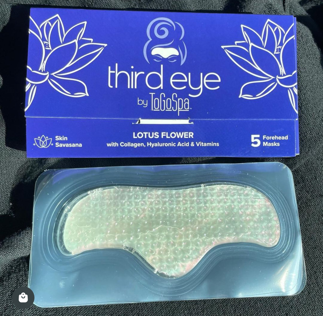 Third Eye Forehead Lotus Flower Mask