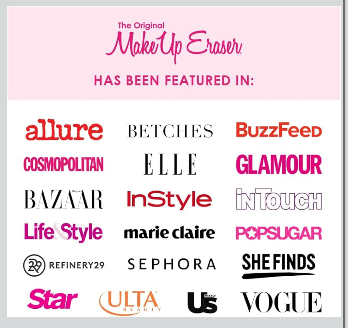 MakeUp Eraser Toner Puff 7pc Set