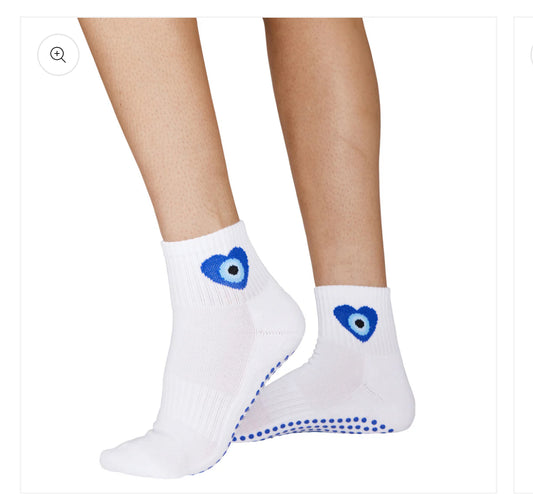 Evil Eye Grip Socks
