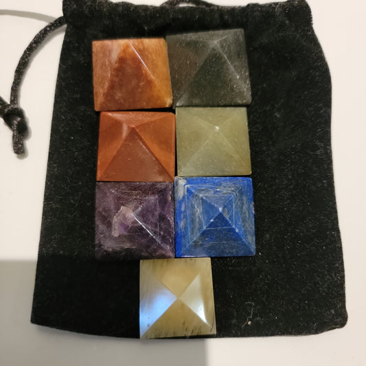 Chakra Pyramid Set