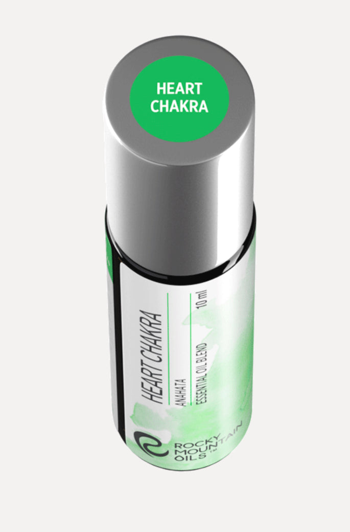 Heart Chakra Essential Oil Blend with Rose Quartz 10ml