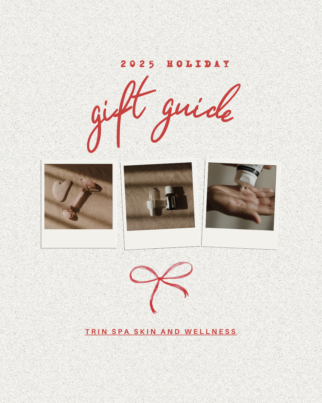 Trin Spa Holiday Gift Guide 2025 | Gifts for the Glow Getter