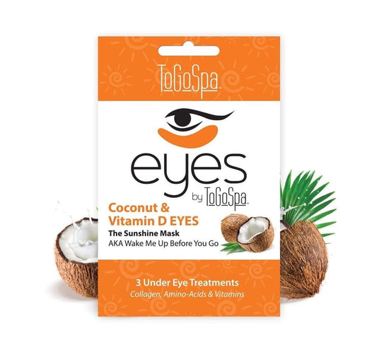Coconut And Vitamin D EYES ToGoSpa AKA The Wake Me Up Before You Go 3 Pack