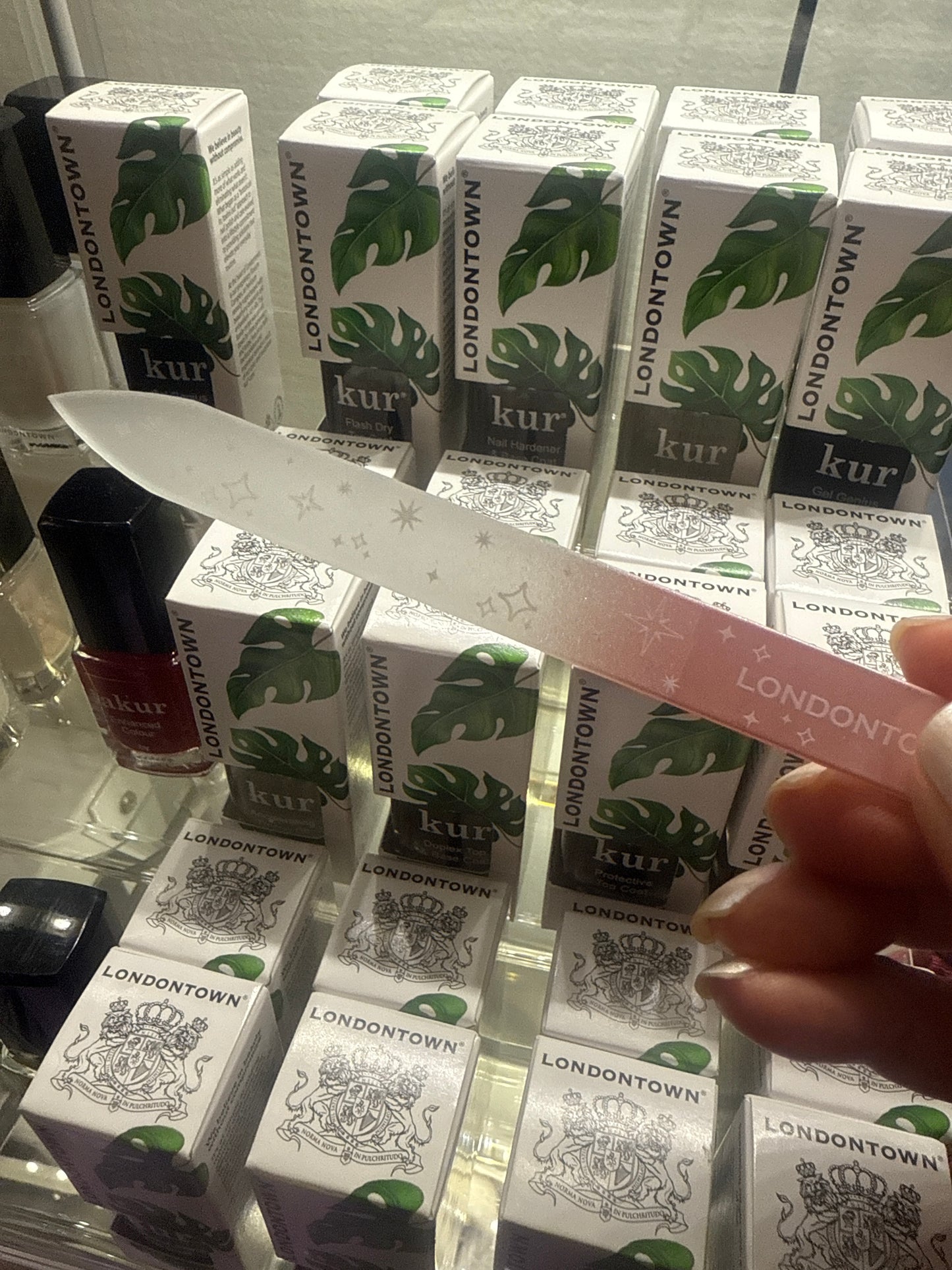 Glass Nail Files (White)