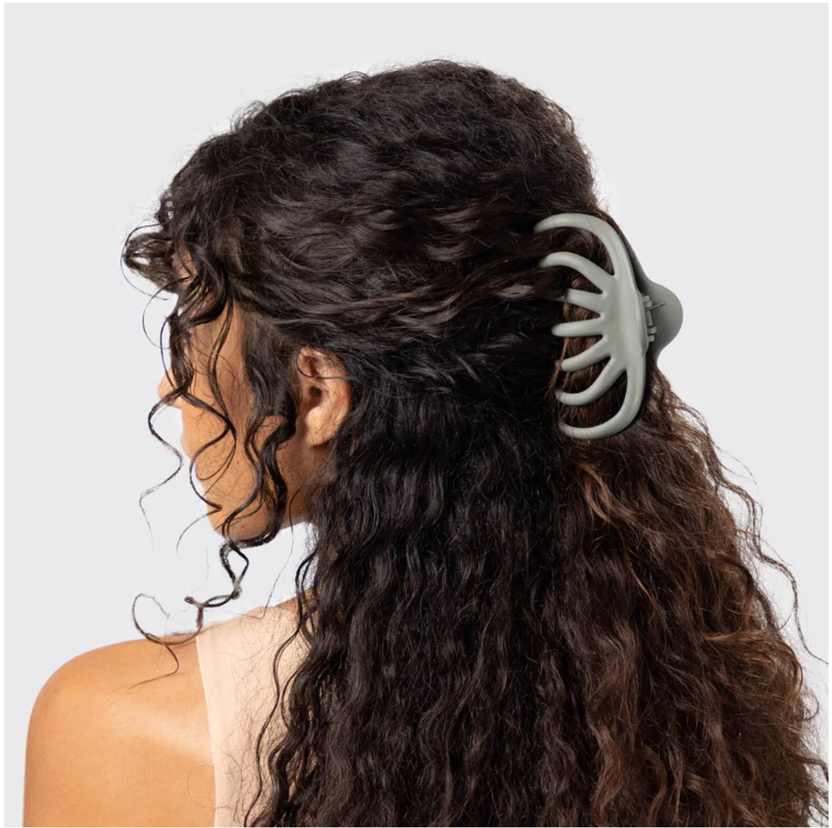 Recycled Plastic Assorted Claw Clips 3 pc - Eucalyptus