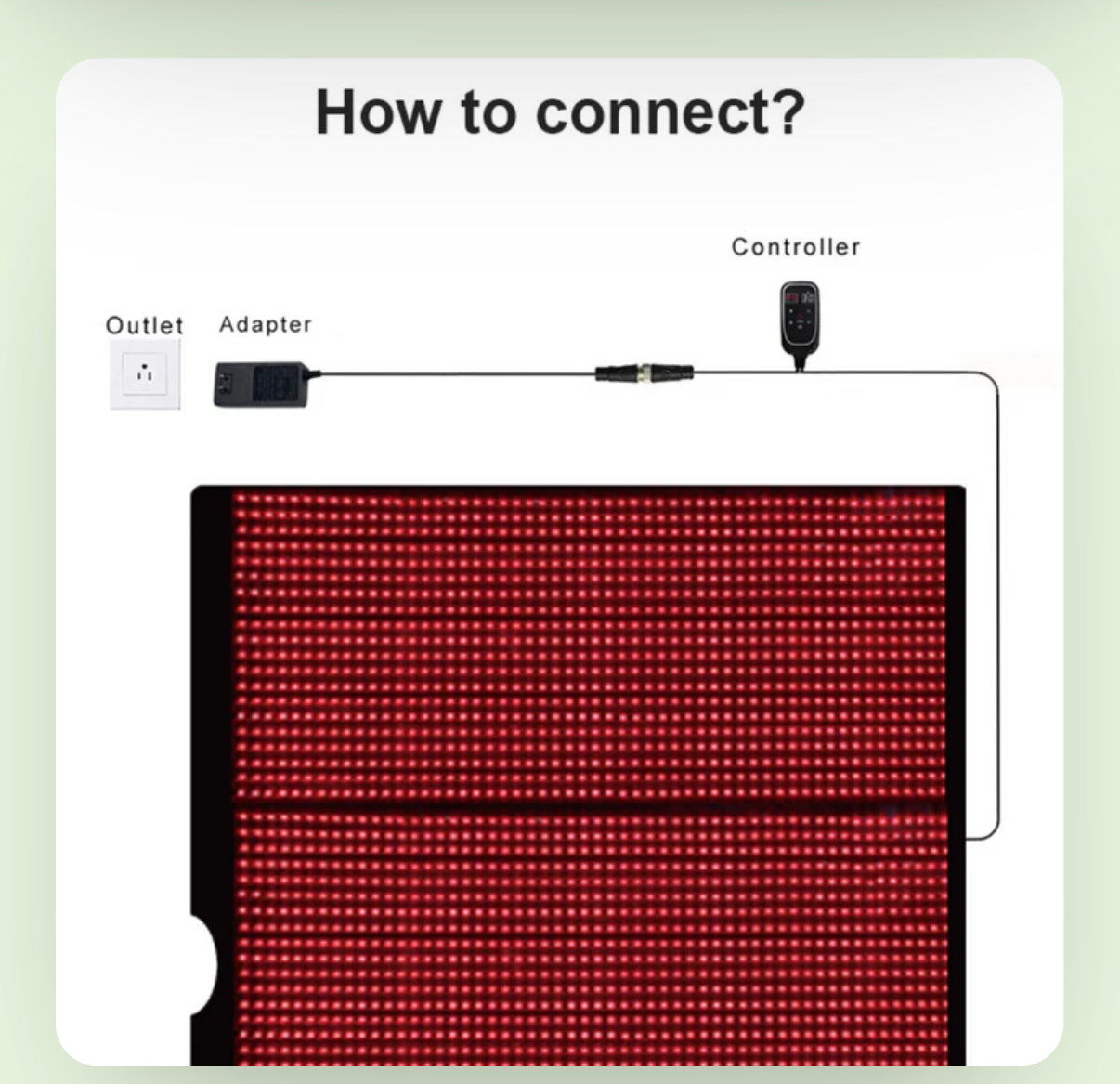 ZAQ Alya Red & Near-Infrared Light Therapy Blanket