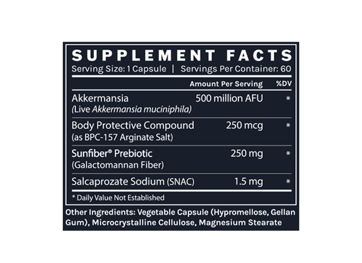 BPC-157 Probiotic Akkermanisa ABC