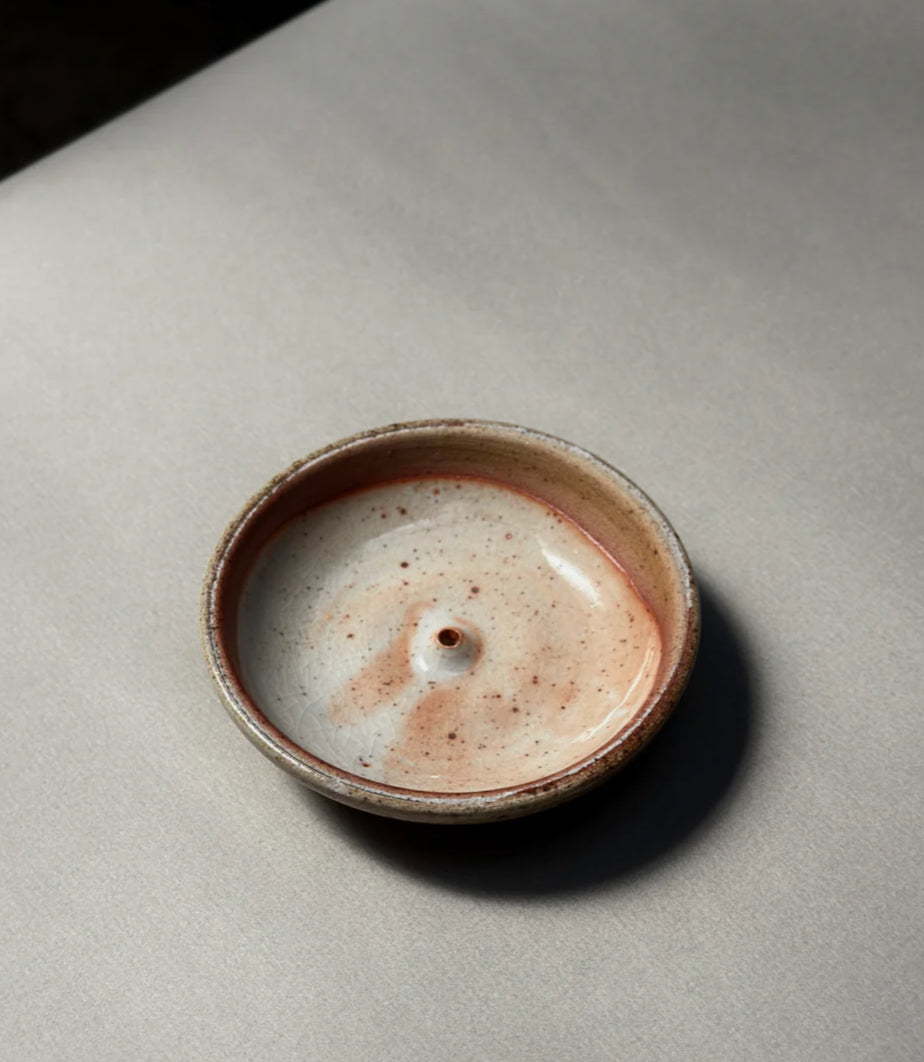 Stoneware Incense  Burner Holder