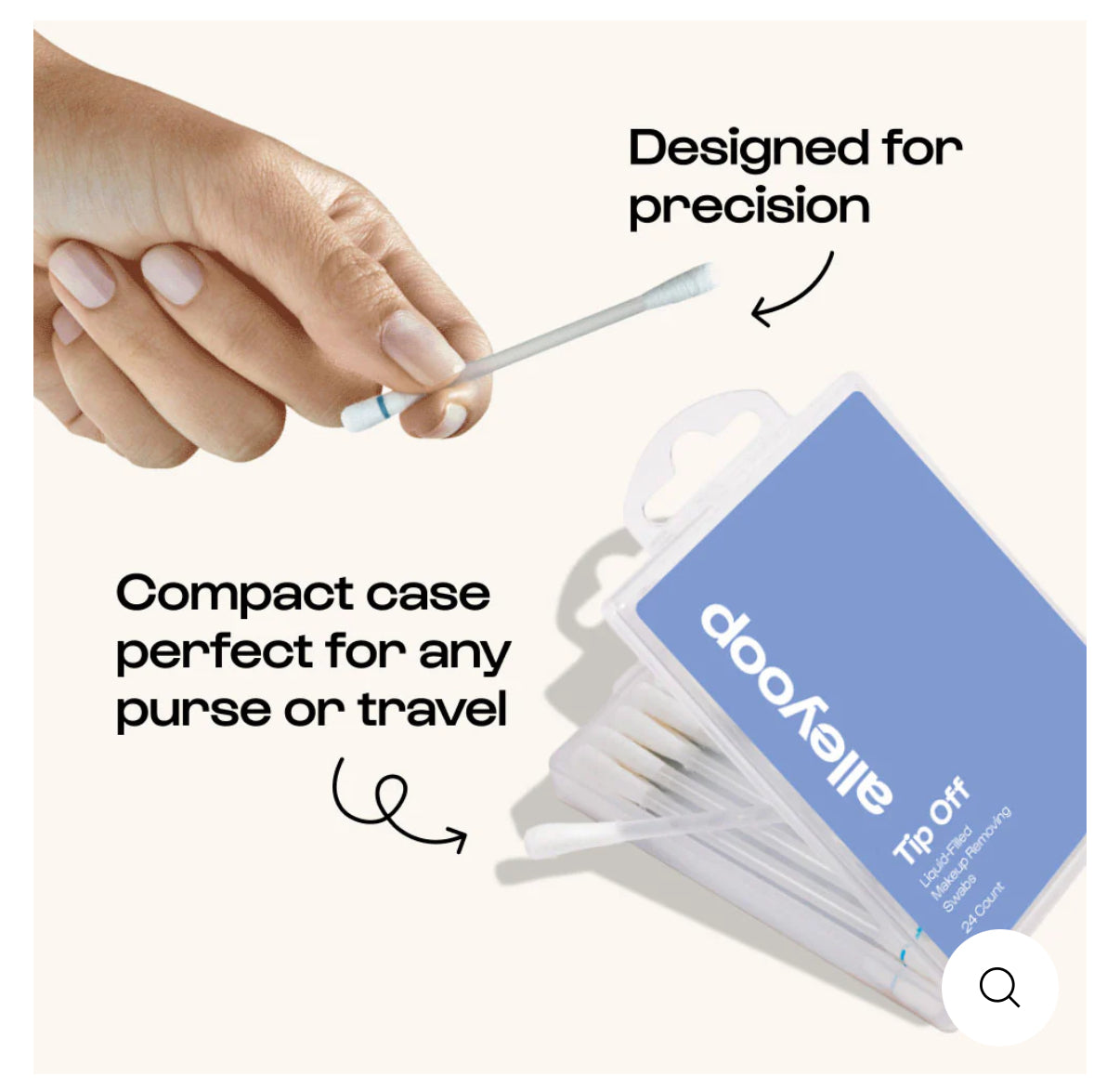 Tip Off - Snap & Swipe Makeup Removing Swabs