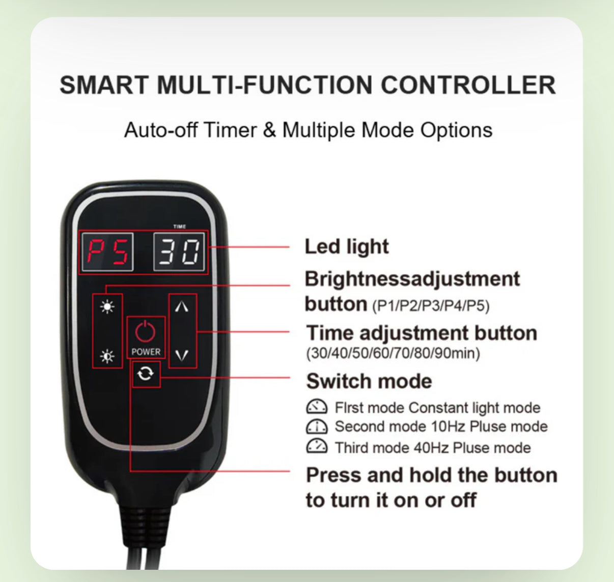 ZAQ Alya Red & Near-Infrared Light Therapy Blanket