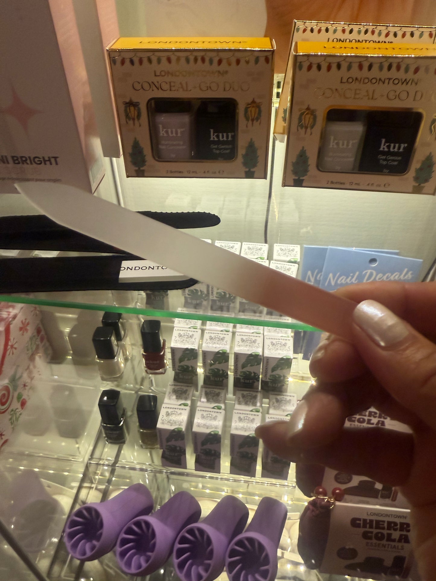 Glass Nail Files (White)