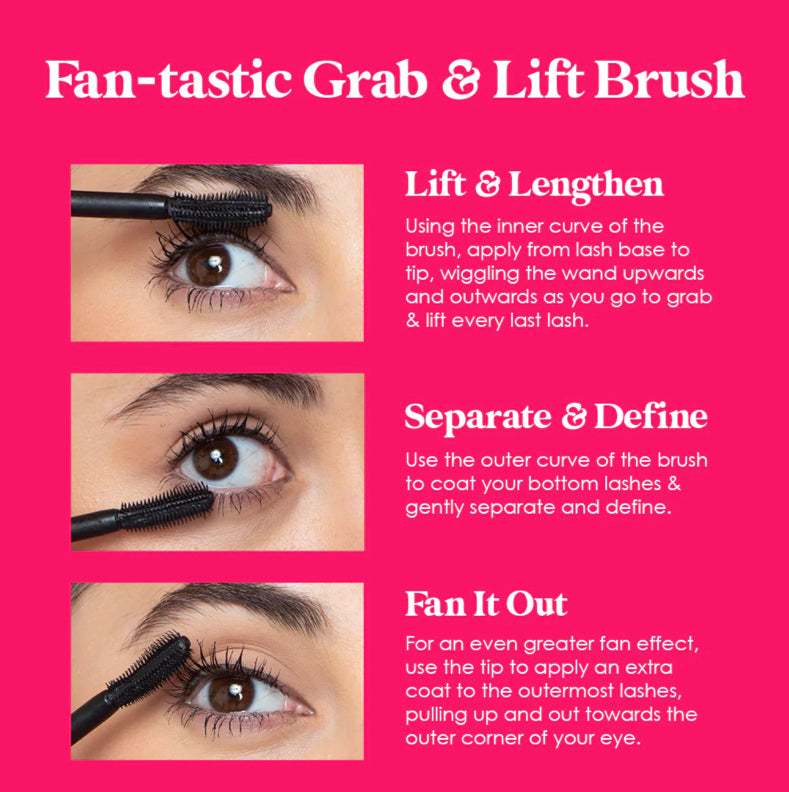 GrandeFANATIC Fanning & Curling Mascara infused with Widelash